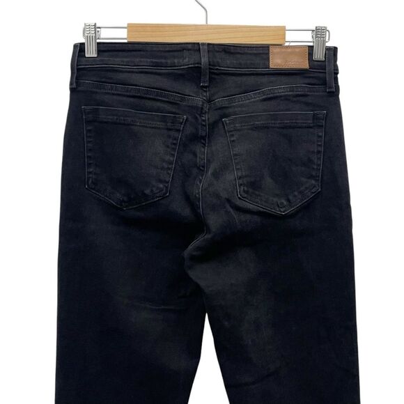 Revtown Jeans Decade Denim Size 28 | 6 Mid Rise Skinny Ankle Jean Jet Black Wash - Picture 7 of 14